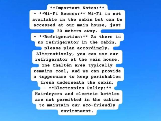 Cerro Electrico - Off The Grid Tiny Houses El Chalten Εξωτερικό φωτογραφία